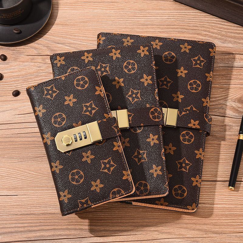 A5A6 Password Book B5 Lockable Notebook Business Office Cute Record Book Study Notebook Journal 250818