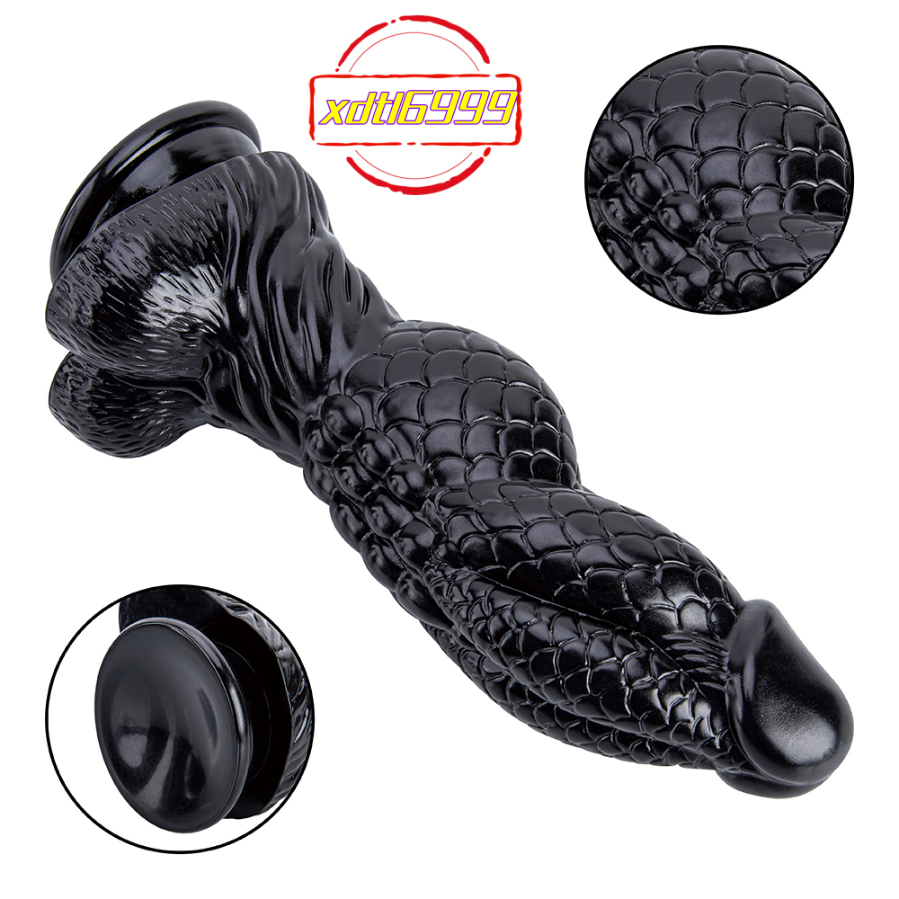Huge Fantasy Monster alien Dragon Horse Dildo Thick Dildo with Strong Suction Cup Knot Dildo Dog Animal Anal Plug Foe Women