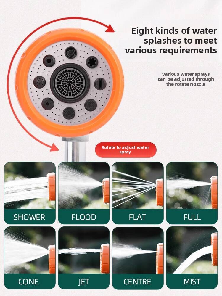 Water Gun Vegetable Tool Sprinkler for Watering Vegetables and Plants Garden Hose Gardening