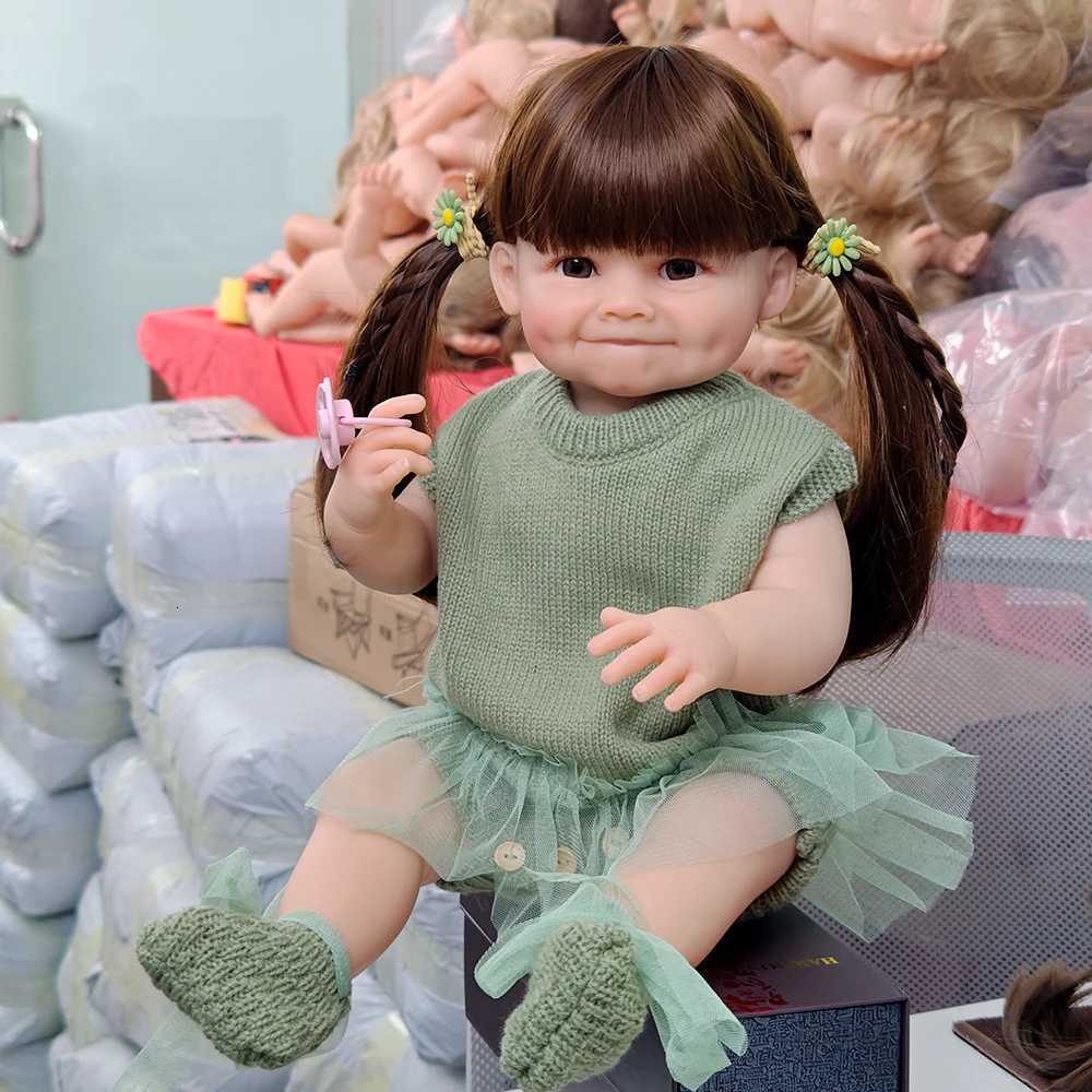 55CM Full Body Soft Silicone Reborn Toddler Doll Raya Lifelike Soft Touch High Quality Doll Gifts for Children W250818