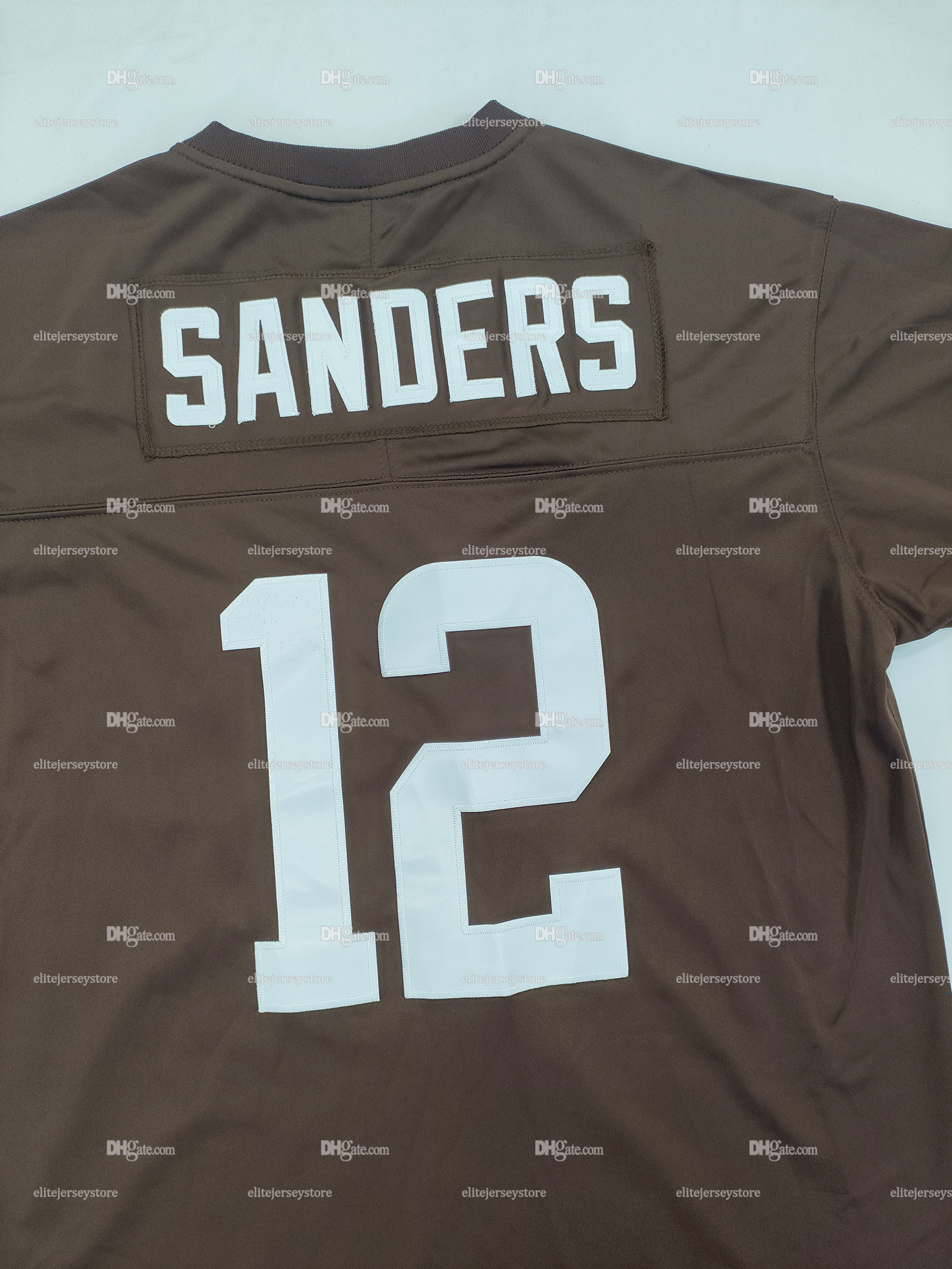 Personalized 2025 Football Jersey Shedeur Sanders Myles Garrett Joe Flacco Jim Brown Nick Chubb Jerome Ford Grant Delpit Embroidered Design