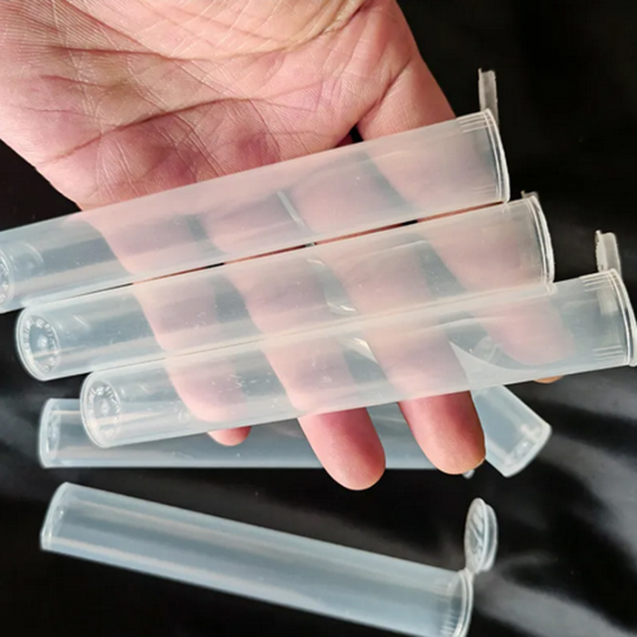 116mm Preroll Doob Tube Cones Packaging Plastic Smoking Accessories Pre Roll Tube Holder Cone With Lid Hand Cigarette Maker Container Pill Case