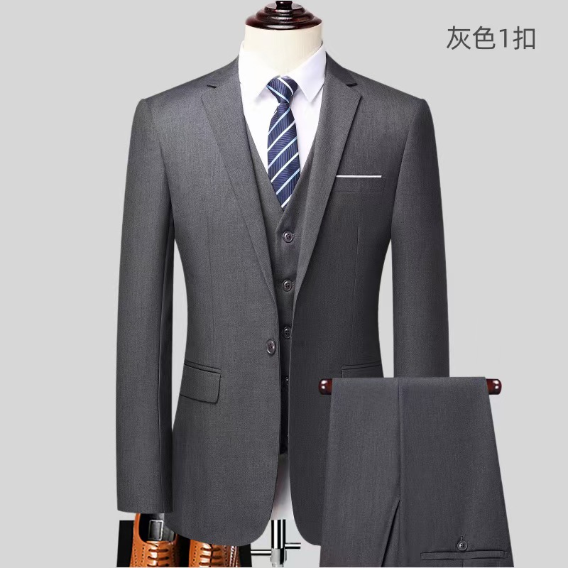 T1485 suits men's business casual professional formal wear for work interview wedding groomsmen suits men