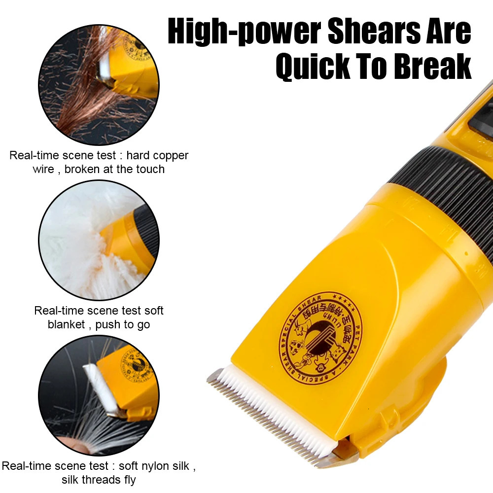 Ceramic Blade Haircut Trimmer Shaver Set Pet Hair Clipper Electric Scissors for Rabbit Cat Puppy Grooming Clipper Cutter 250813