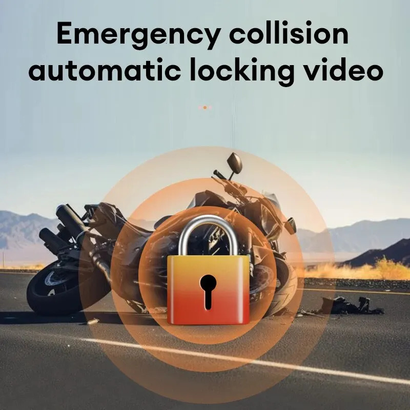 1080P Waterproof Motorcycle Camera DVR Motorcycle Dashcam 3.0 Inch Front Rear Camera Video Motorcycle Recorder Moto Accessories 250813