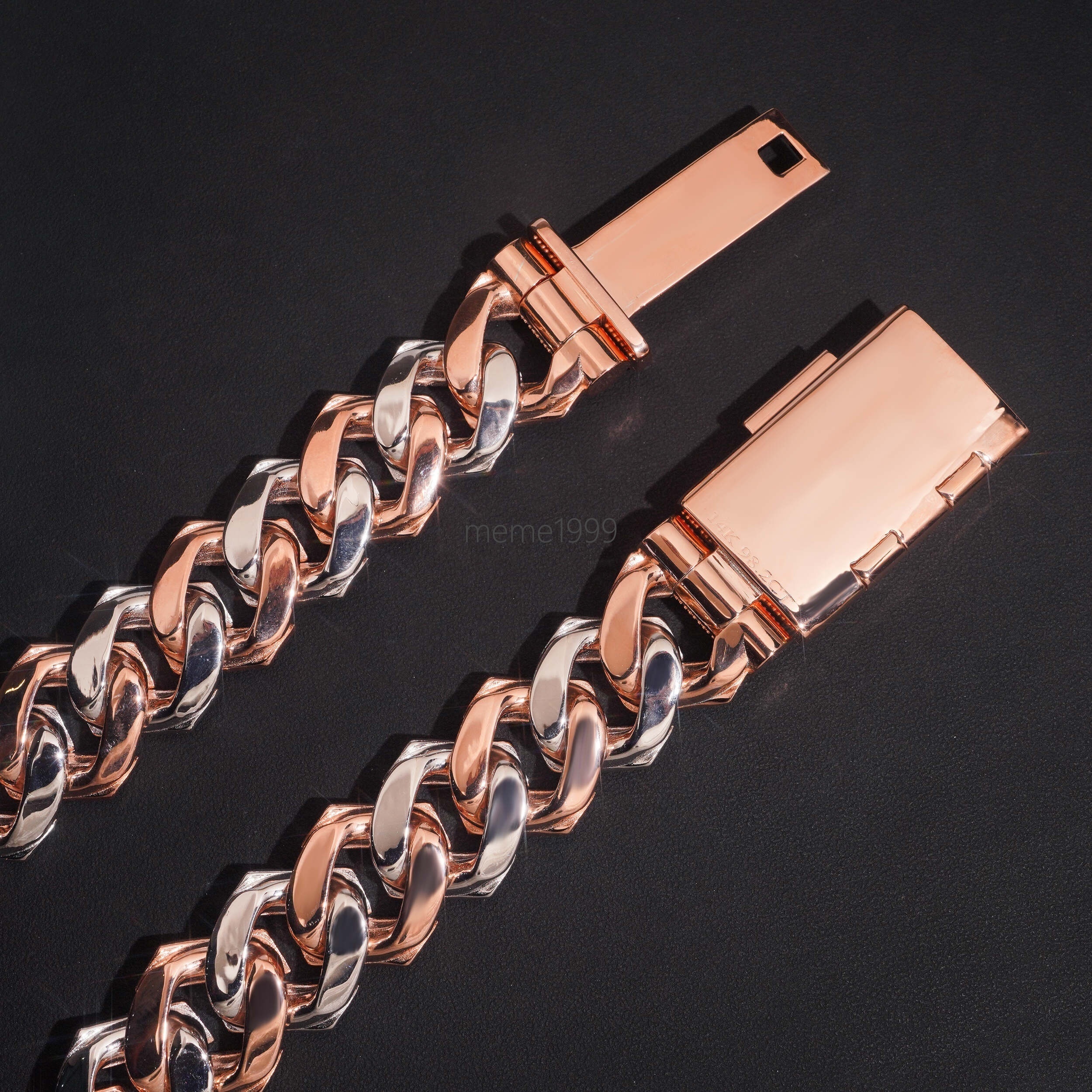 Pass Diamond Tester 28mm VVS Moissanite Diamond Cuban Bracelet Luxury 925 Sterling Silver VVS Mossanite Fashion Bracelet for Men