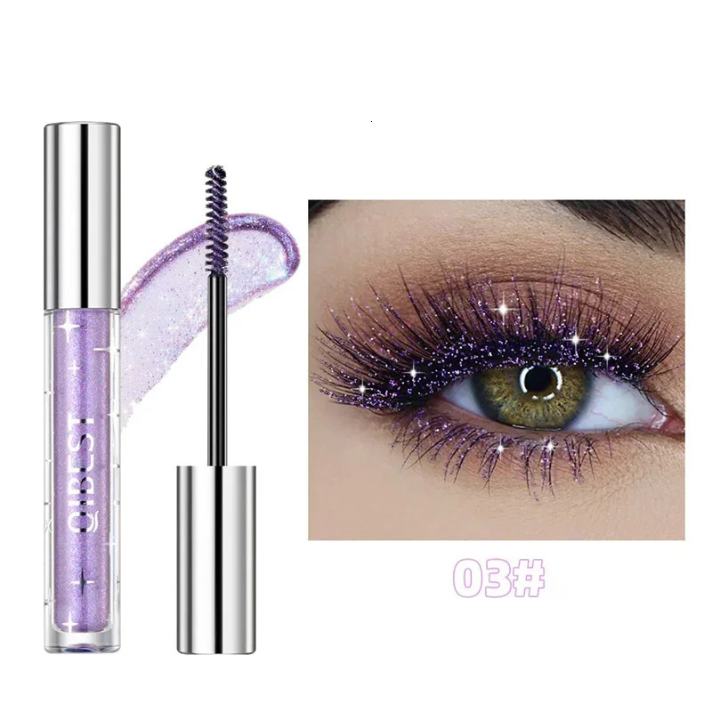 3 Colors Diamond Glitter Mascara Quick Dry Long Lasting Mascara Curling Thick Shiny Eyelash Fashional Sexy Shimmer Eye Makeup 250818