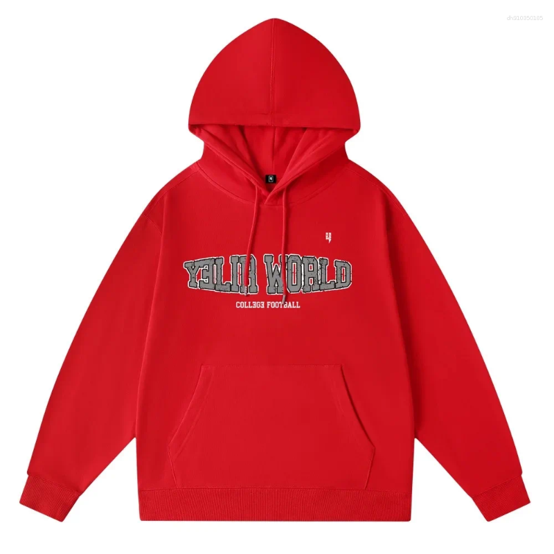 Men's Hoodies Oversized Hoodie Casual Loose Bottom Sweatshirt Autumn Winter Large Loop Fashion Brand Print Base Shirt