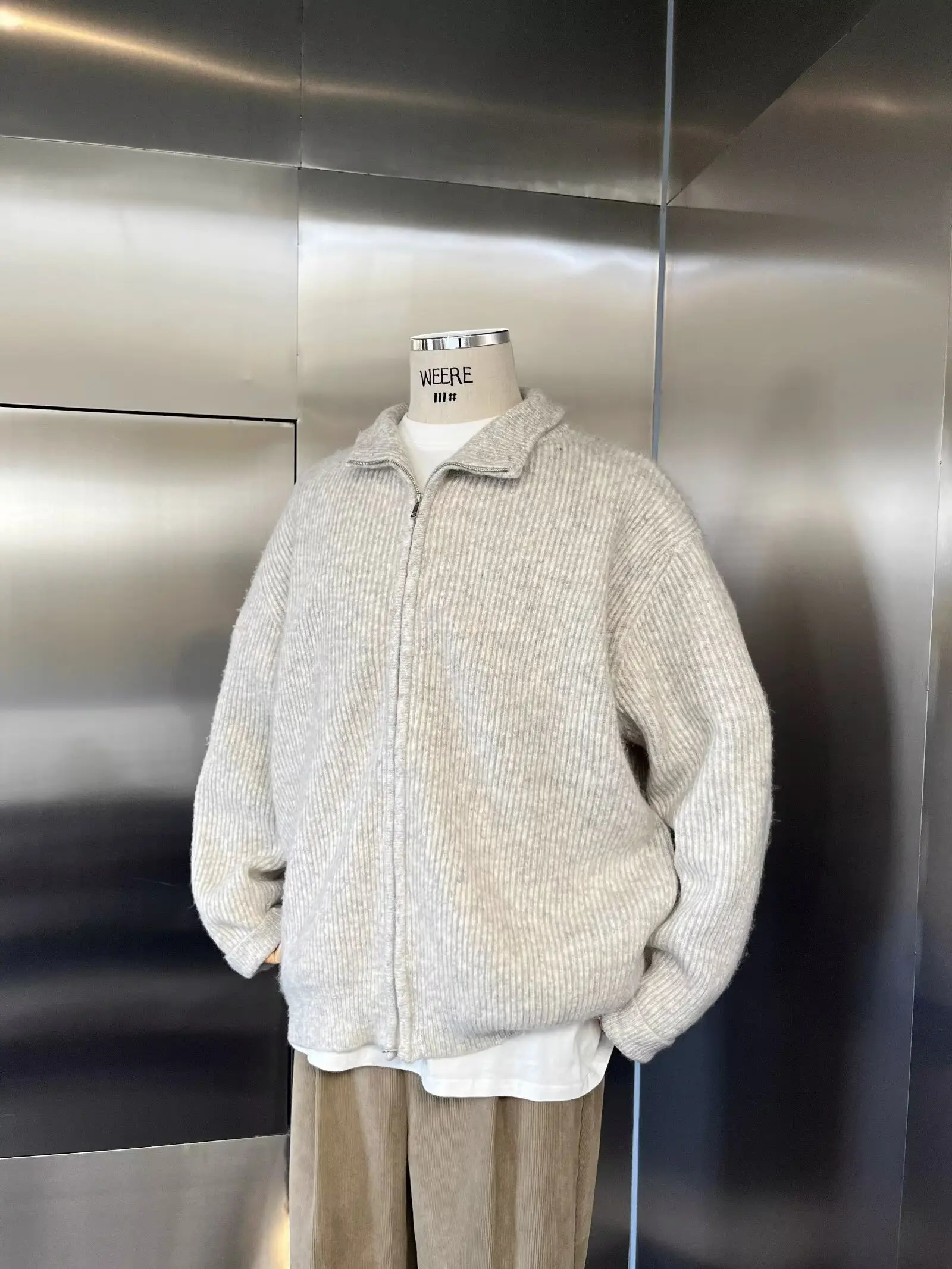 Autumn Cardigan Mens Knit Cardigans Knitwear Korean Clothes Clothing Sweater for Men Winter Man w250819