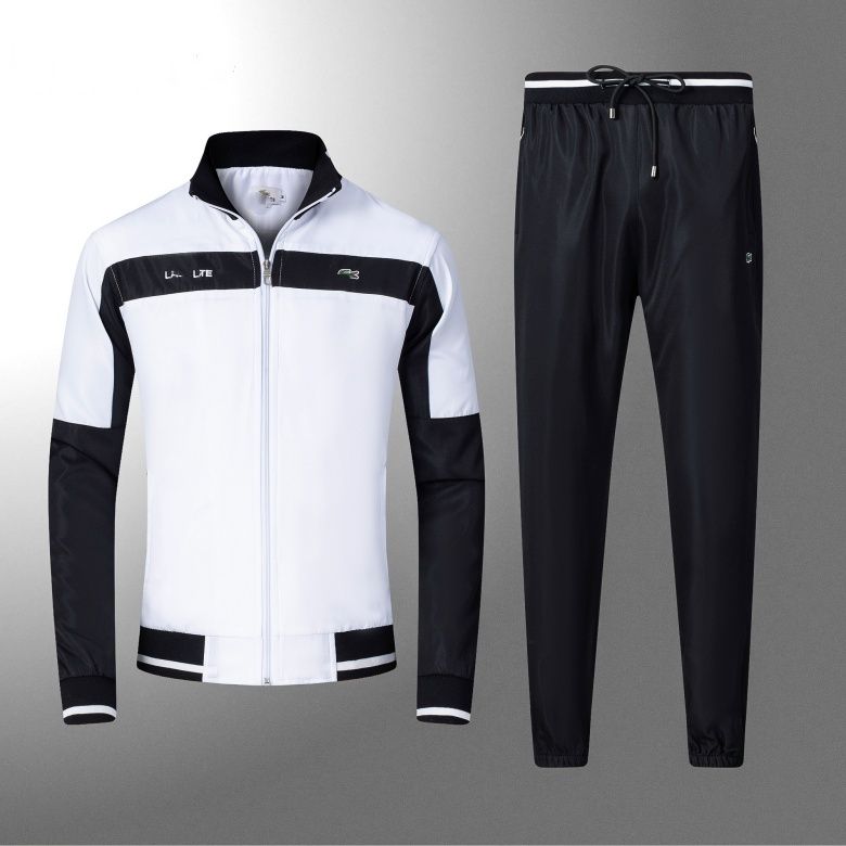 Crocodile Men's Short Sports Training Sets Fitness Clothes Ice Silk Quick Drying Tshirt Suit Running Sportswear Shorts Tracksuit Gym 2025