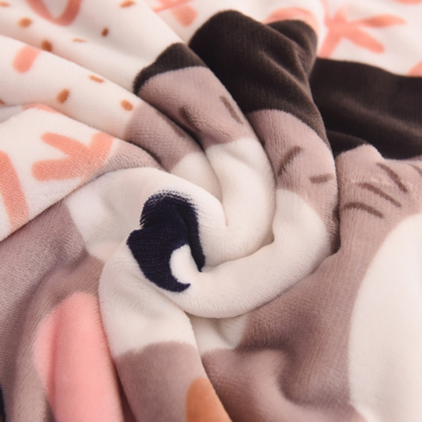 (Total) Ming Ting Home Textiles 2025 Lamb Wool Double Layer Thickened Warm Children's Cloud Blanket TRMU