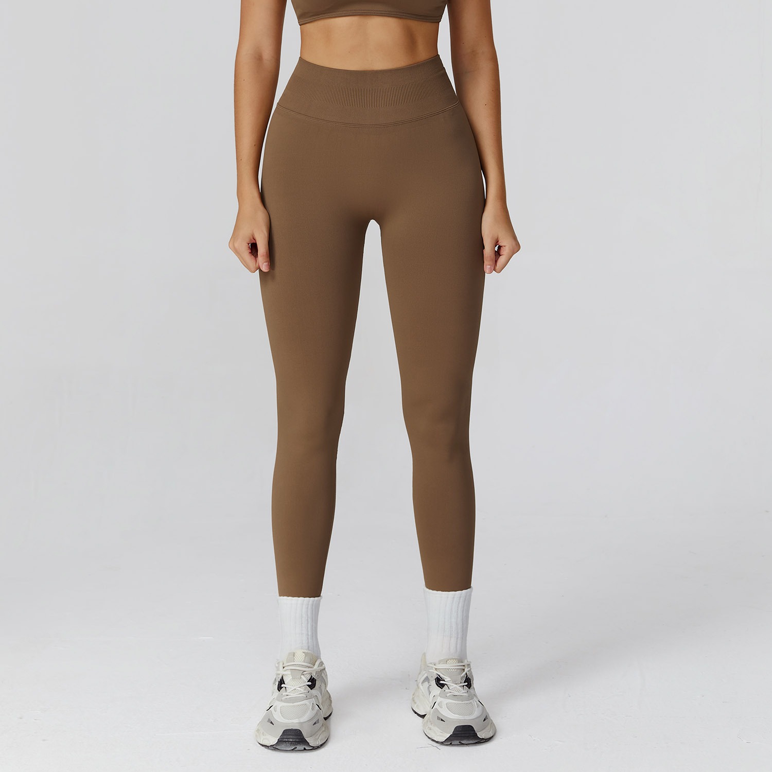 Women's Seamless High-Waisted Yoga Leggings with Built-In Lift - Premium Compression Active Wear for Gym & Outdoors