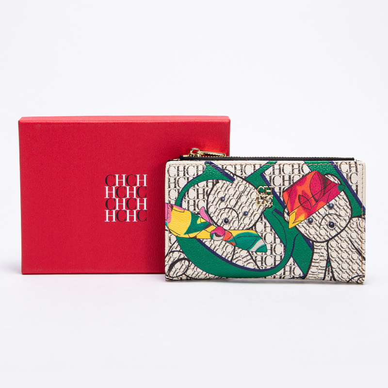 Women's Wallet Fashion Letter Cartoon Pattern Classic Retro Long Storage Wallet PVC Material Women's Wallet