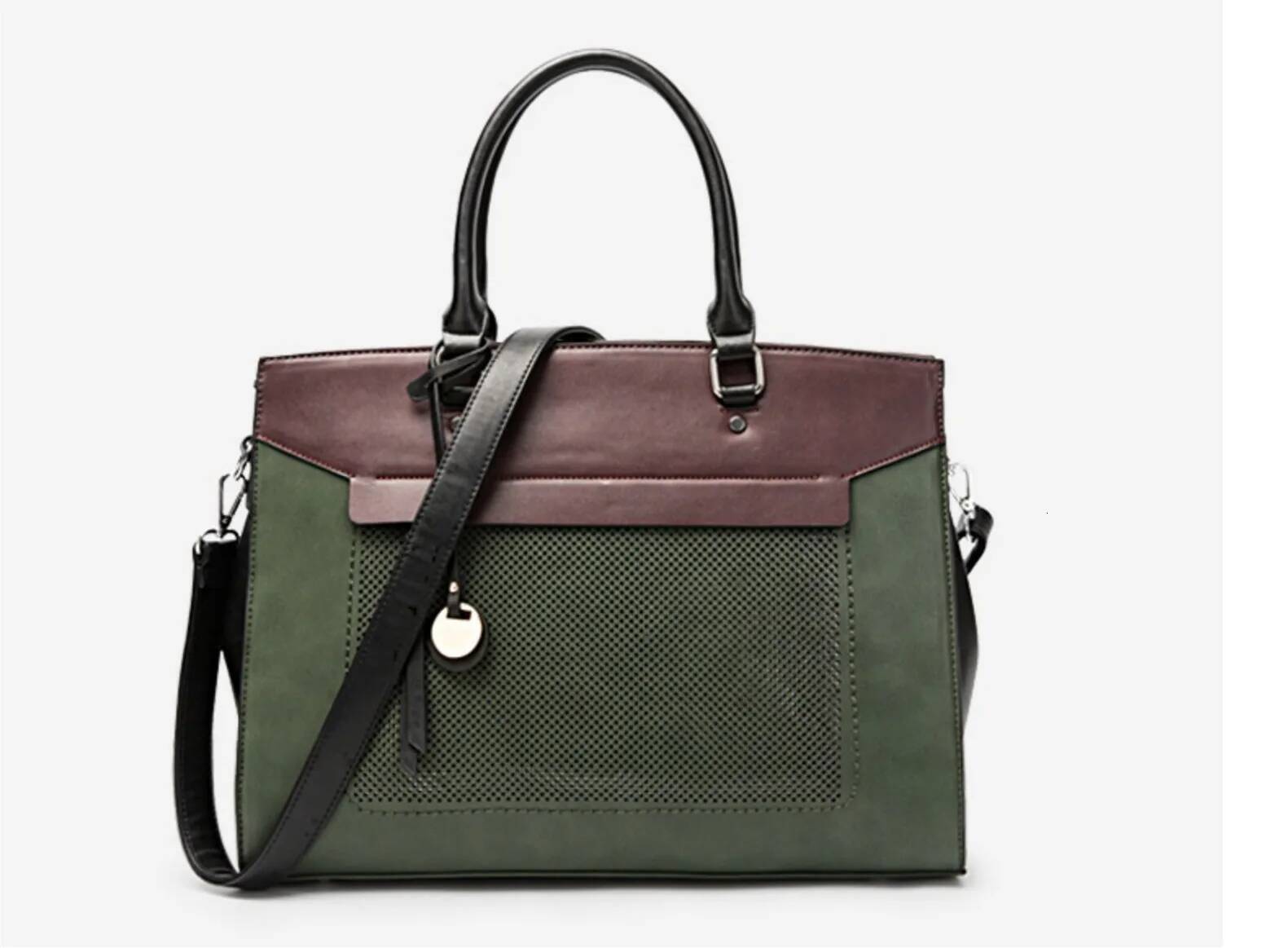 Fashion Women Handbag Document Shoulder Slung Tote Bag Female 14 Inch Laptop Briefcase Leather Messenger Crossbody Bags