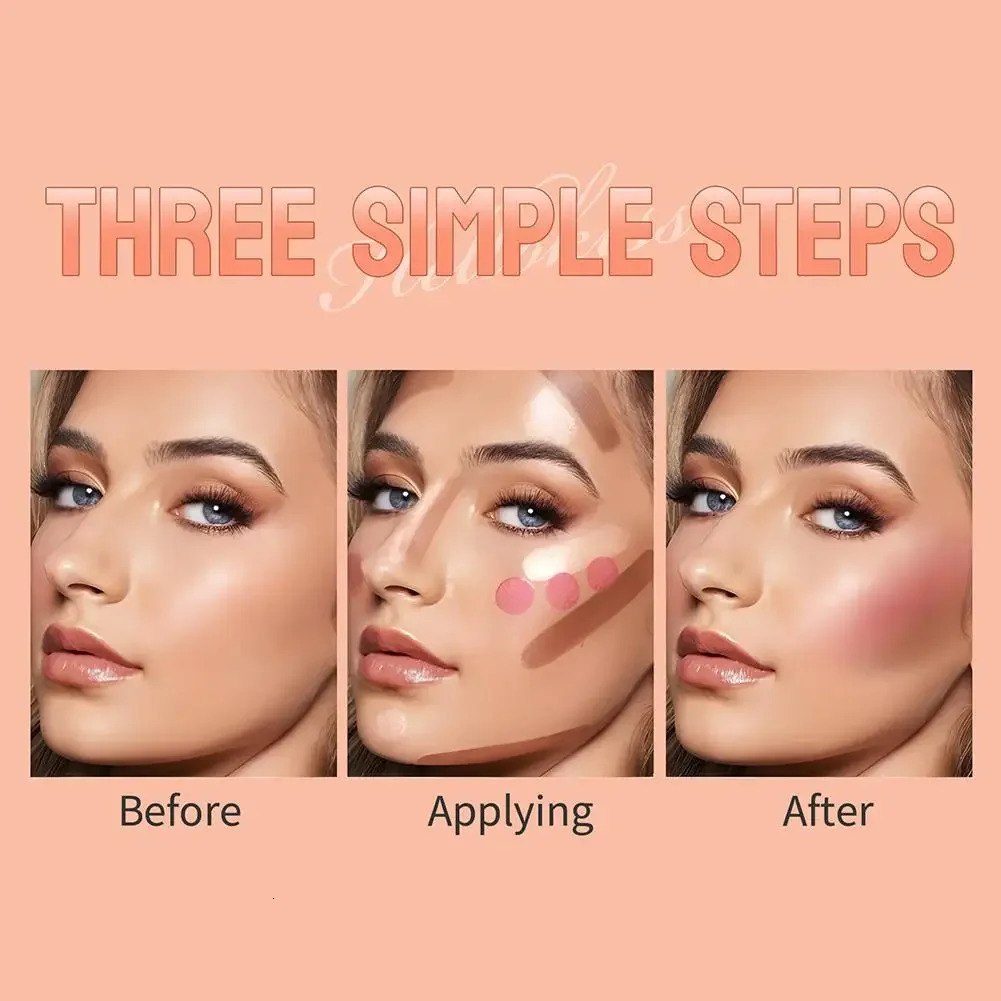 Multifunctional Makeup Face Contouring Bronzer Stick Highlighter Brightening Silkworm Blusher Rouge Cream Modify Concealer face 250811