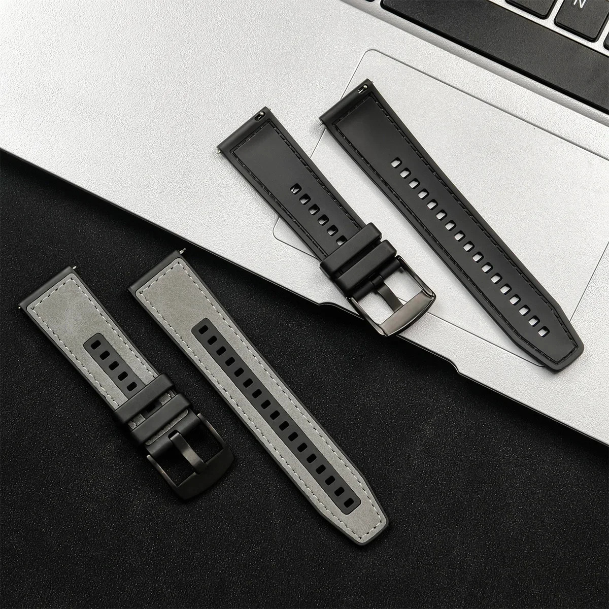 22mm Leather Silicone Strap for Watch GT5 5Pro GT4 mm Replacement Bracelet for Galaxy Watch 3 45mm Gear S3 mm 250818