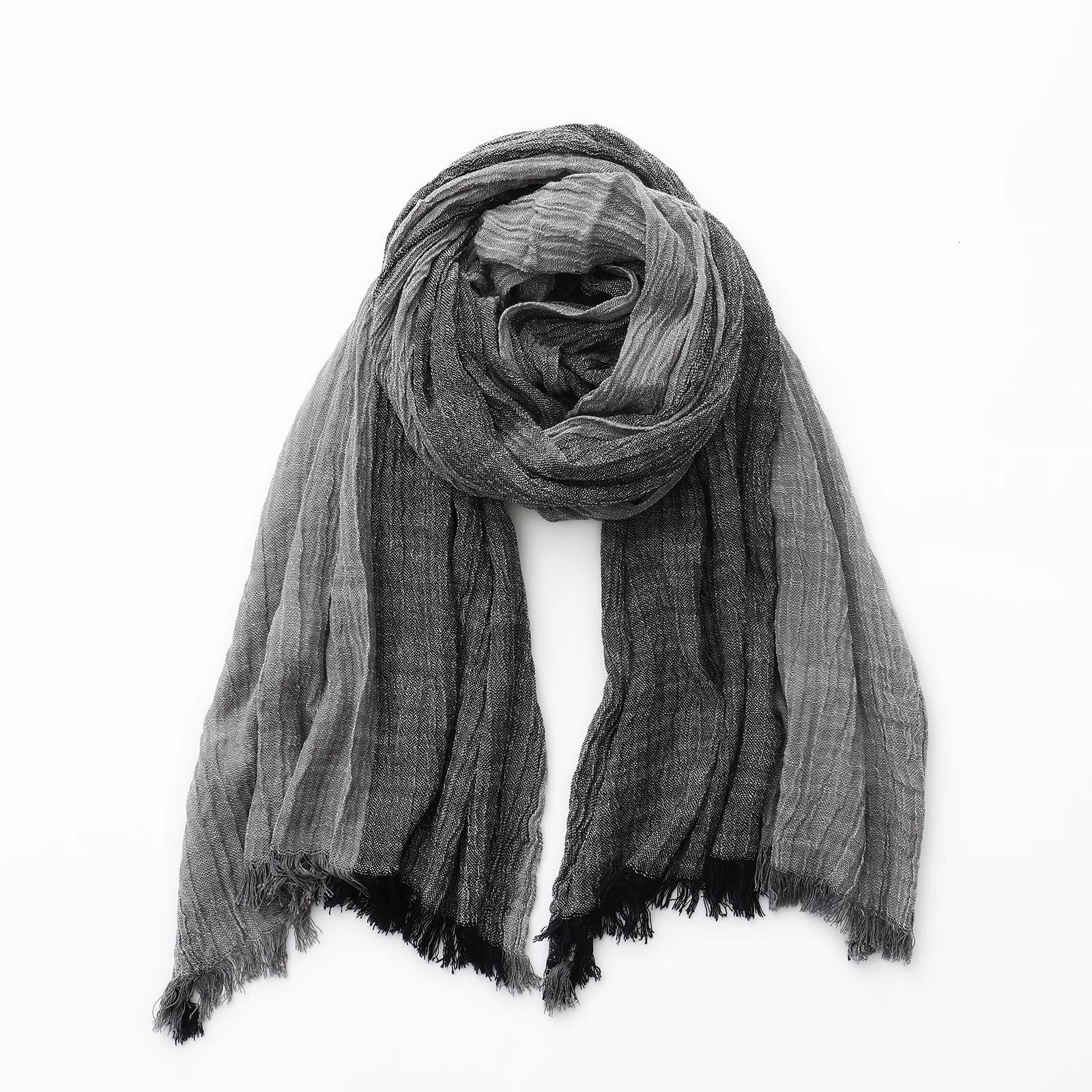 Cotton Linen Striped Scarf for Men Autumn Winter Patchwork Scarves Warm Neckerchief Male Accessories Bufanda Shawl 250818