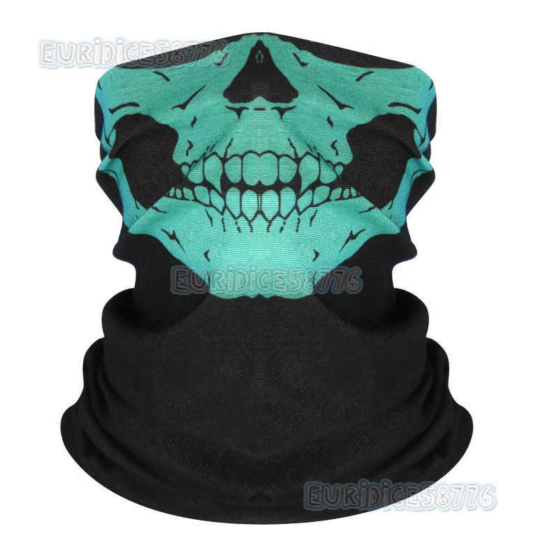 Bicycle Helmet Hood Bandana Breathable Windproof Skull Men Balaclava Ski Mask Cycling Caps Snowboard Face Cover Camping Scarf H250819