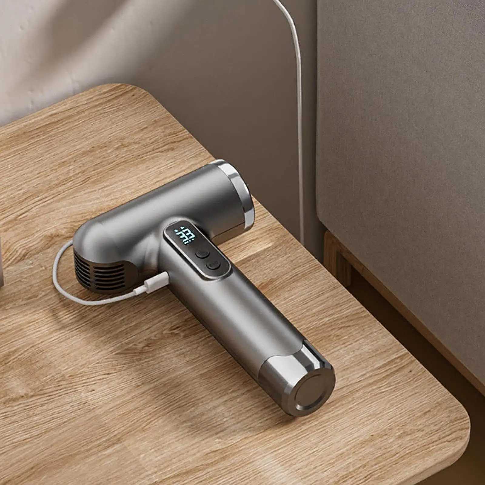 3-Speed Turbofan Dust Blower Hair Care Fast Drying Hair Dryer Air Duster for Outdoor Hotel Art Painting Travel Computer Cleaning W250819