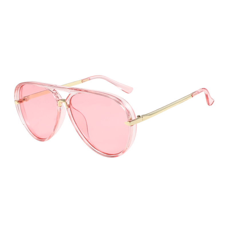 Unisex Fashion Oversized Frame Aviator Sunglasses for Cycling Trendy Retro Shades Ready to Ship