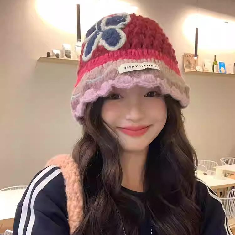 2025 Autumn Korean Sweet Knitted Bow Yarn Women's Handbag Autumn/Winter New Cute Knitted Crossbody Bag Women's Crossbody Bag Designer Bag Wo