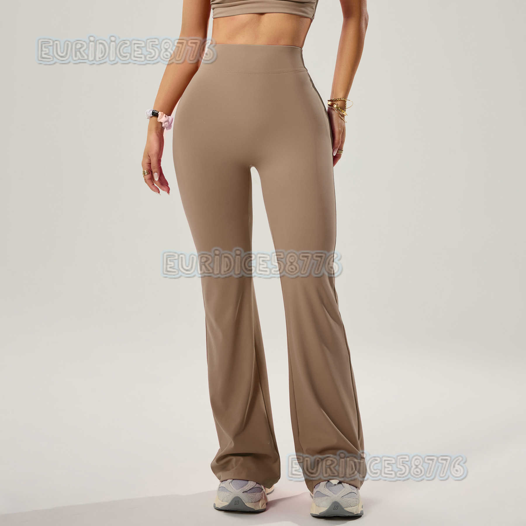 Peach Butt-lifting Yoga Flared Pants Fitness Sports Wide-leg Slightly Flared Pants High-waisted Quick-dry Yoga Pants for Women H250819