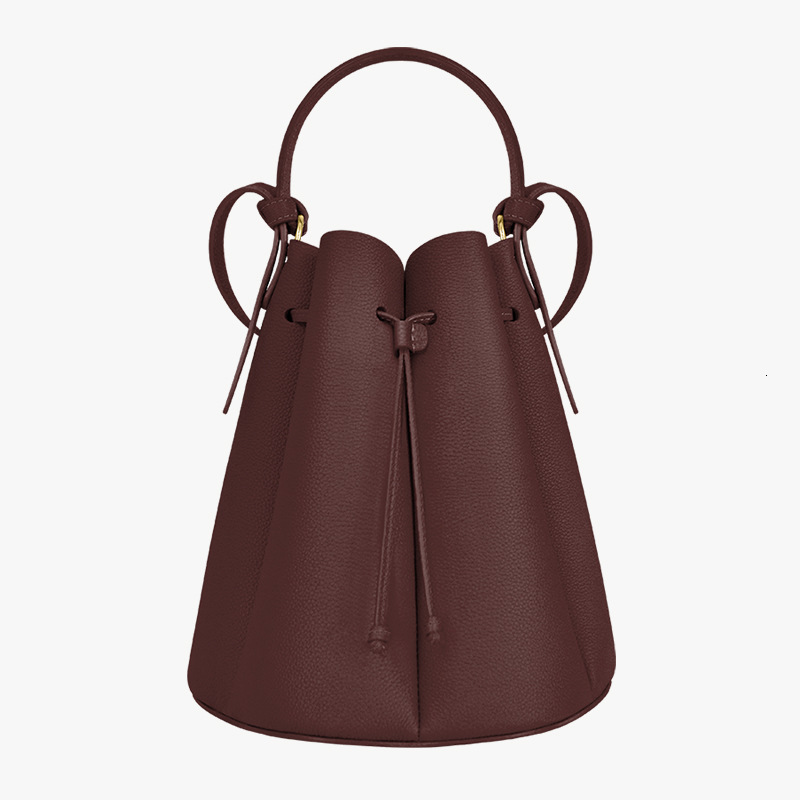 Free Shipping Designer Luxury New Women's Petal Bucket Bag Fashionable Niche Leather Shoulder Cross Casual Versatile Handbag Phone Bag