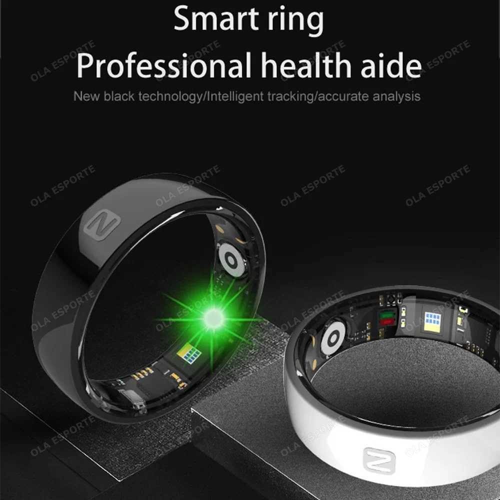 NFC Sport Smart Ring Waterproof Health Monitor Ceramic SmartRing Sleep Monitor Smart Control Photo AI FamilyRing for Ring W250819