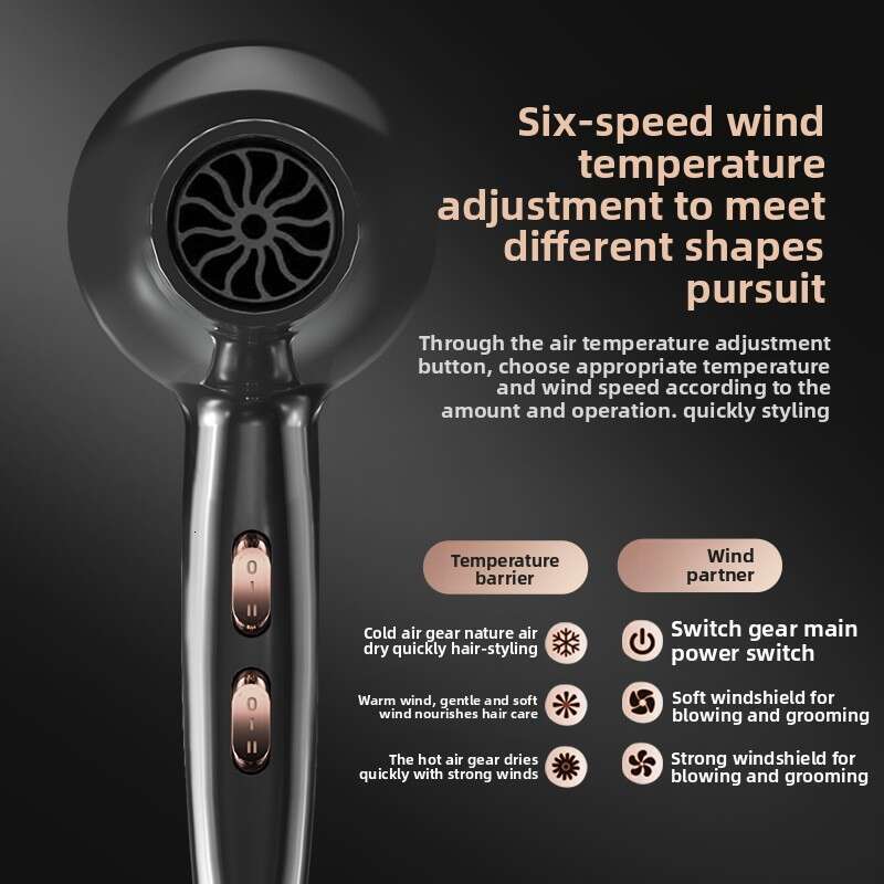High-Speed For Home Use, Various Power Levels, Hot And Cold Air, Constant Temperature Hair Dryer