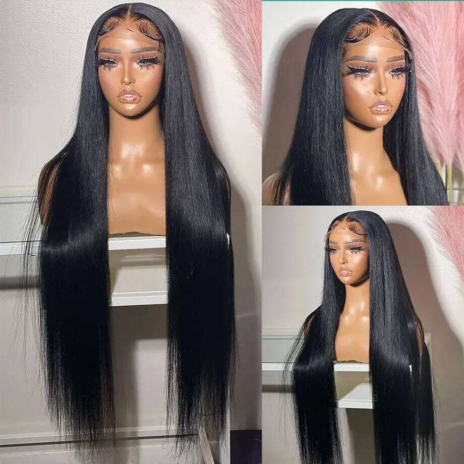 Straight Frontal HD Lace 13X6 Human 13X4 Transparent Front Wig Brazilian Hair Wigs For Women