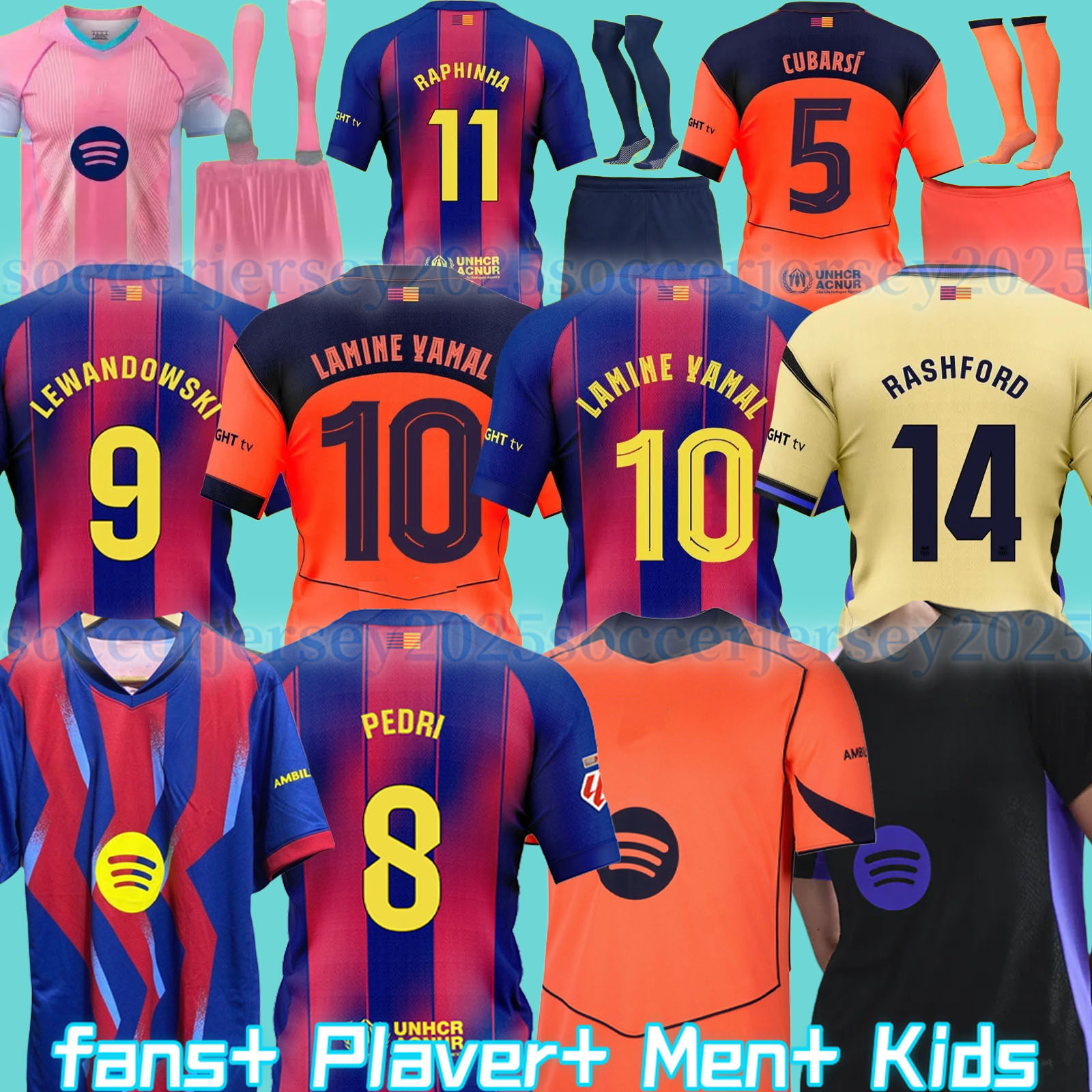 25 26 LAMINE YAMAL barcelonaSoccer Jerseys Coldplay Limited edition shirts OLMO LEWANDOWSKI PEDRI GAVI ARAUJO RAPHINHA DE JONG football kids kit Fermin BALDE Child