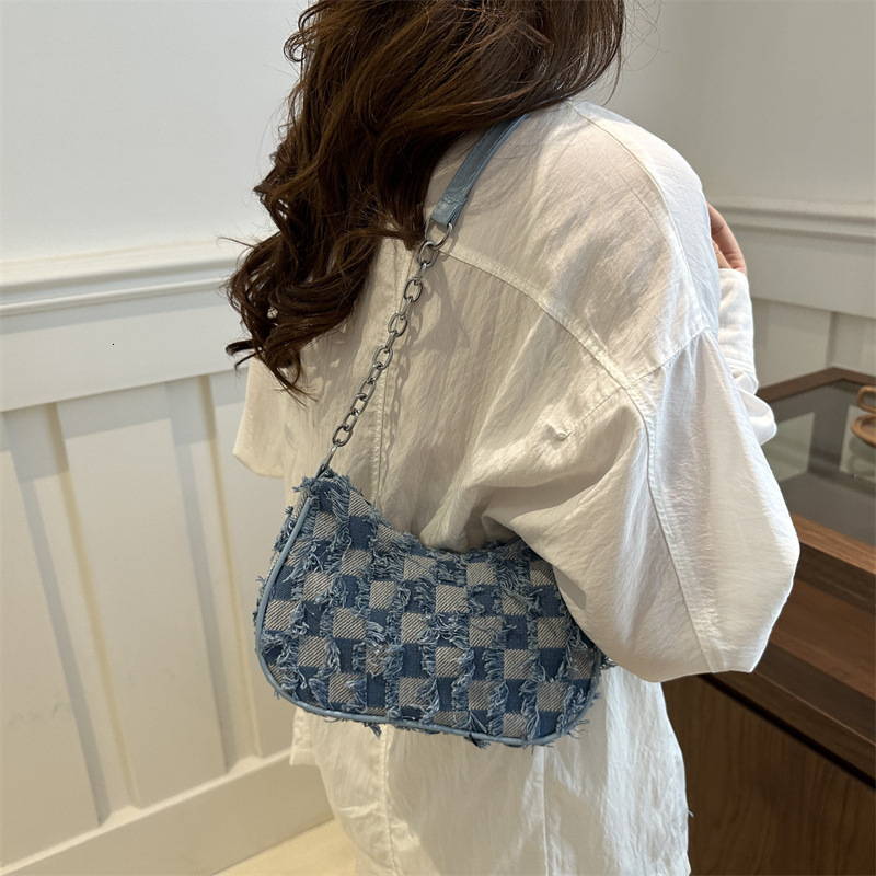 2025 Autumn Fashion Design Casual Personality Gradient Star shaped Cowboy Chain Shoulder Small Square Women's Bag Women's Crossbody Bag Desi