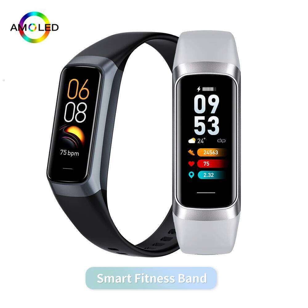 AMOLED Smartwatch Body Temperature Monitor Fiess Clock Sports 3ATM Waterproof Men Smart Watch Band for Women IOS Xiaomi 2025
