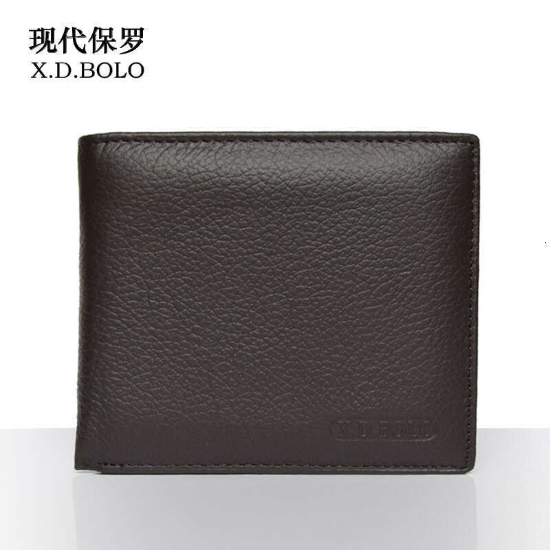 Fashion Casual Soft Leather Men's Wallet Short Coin Purse Multi-Functional Money Clip designer wallet B5 B5