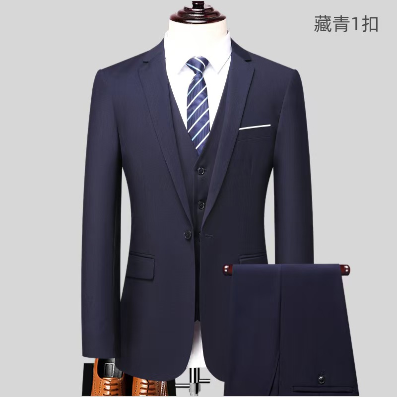 T1485 suits men's business casual professional formal wear for work interview wedding groomsmen suits men