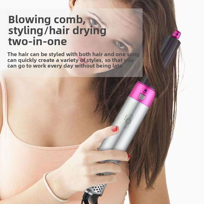 5-In-1 Curling Iron Multi-Functional Hair Dryer Straightening Comb Lazy Curler