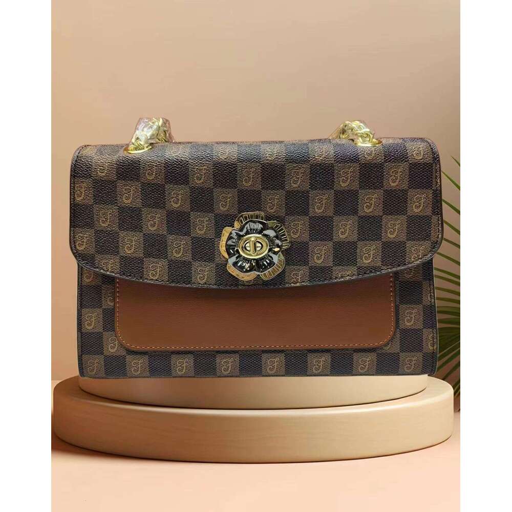 Designer Bag Shoulder Bag Crossbody with Chain Purse Fashion Women Tote Bag High Quality Leather Small Square Bags