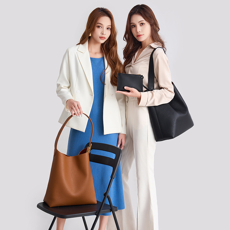 LORDLY KNACK designer bag luxury genuine soft leather casual tote bag versatile high-quality fashion high-capacity handbag for woman