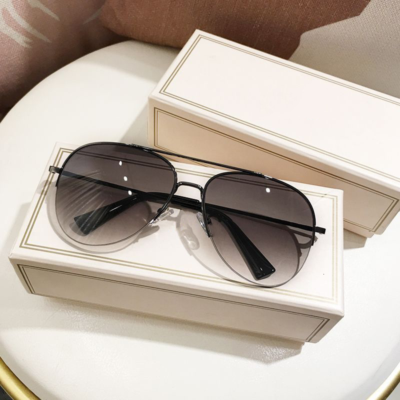 European And American Ins Style Sunglasses Men's Pilot Toad Mirrors Avant-garde Fashion Sunglasses Sun Protection Sunglasses