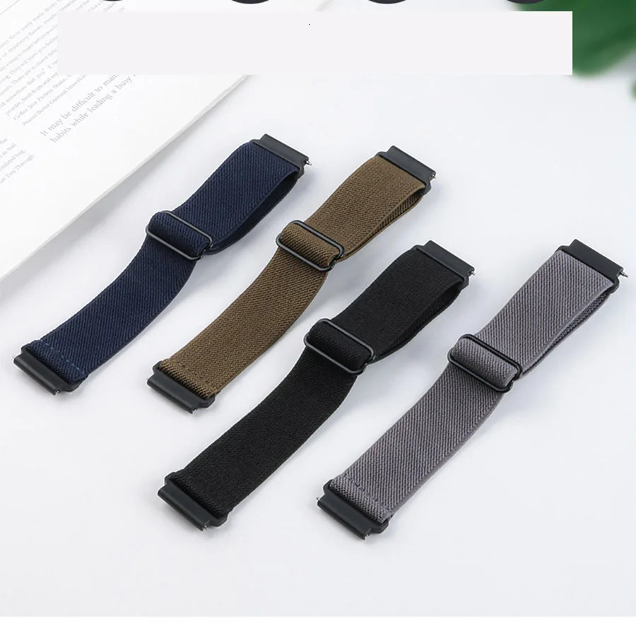 20 22mm Nylon Strap For Vivoactive 4 3 5 Band Watch Venu/SQ/2 Plus Elastic Wristband Forerunner 645 245 265 255 Bracelet 250818