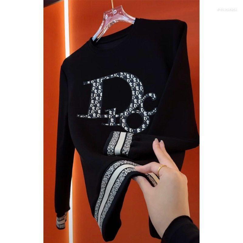 Men's Hoodies Autumn And Winter Sweatshirt Round Neck Long Sleeve All-match Loose Niche Design Sense Slimming Western Style