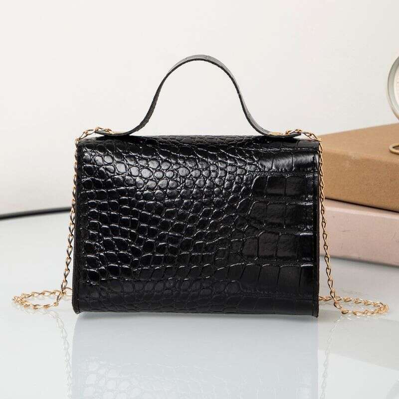 Crocodile Small Square Women's 2025 Korean Handbag Bag Leisure Hundred Exquisite