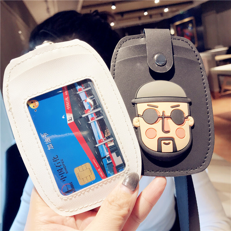 Free shipping designer This Killer Is Not So Cold Card Holder Campus Card All-in-One Card Holder Bag Neck Strap Subway Transportation Card Badge Card 