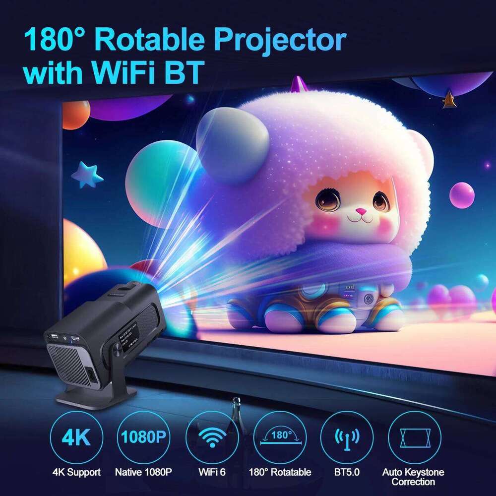 Magcubic K Android Projector Native P ANSI HY Dual Wifi BT Cinema Portable Projetor Upgrated