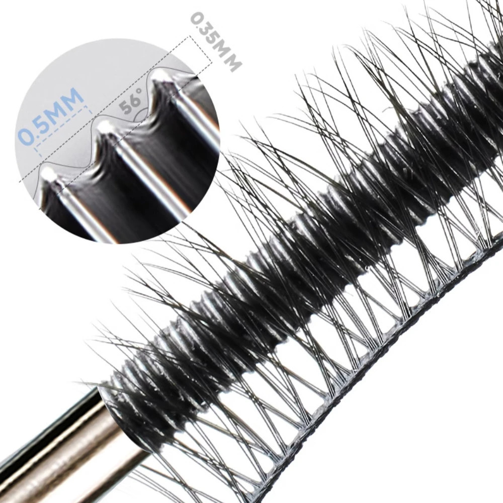 Steel Tube Mascara-Special Spiral BrushWaterproof LongLasting Silk Fiber Mascarakeep Each Eyelash Curled for aLong Time Makeup 250818