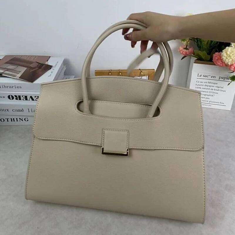 Fashion Lady Commuter Tote Bags Classic Large Capacity Versatile Women Handbags PU Leather Shoulder Bag