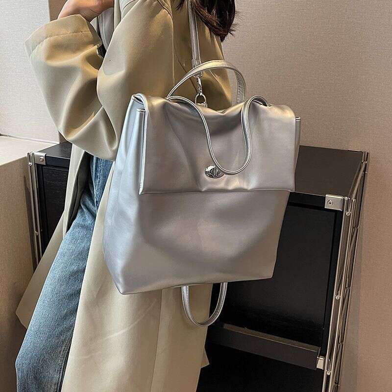 Large Capacity 2025 Spring And Summer Fashion With New Casual Multifunctional College Students Handbag Texture Backpack Travel Backpacks