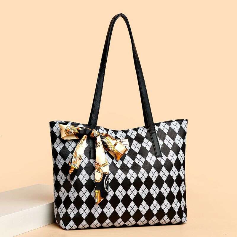 New Ladies Fashion Korean Style Casual Mother Large Capacity Portable Shoulder Tote Bag Dropshipping