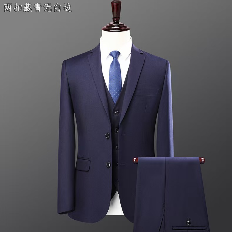 T1483 new fashion suits men's wedding suits office workers formal wear men's groomsmen clothing black suit