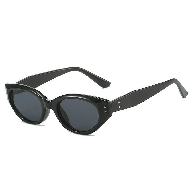 2025 New Technology-sensitive Cat-eye Sunglasses Personality Narrow Frame High-end Sunglasses Anti-ultraviolet Internet Celebrity Glasses Trend